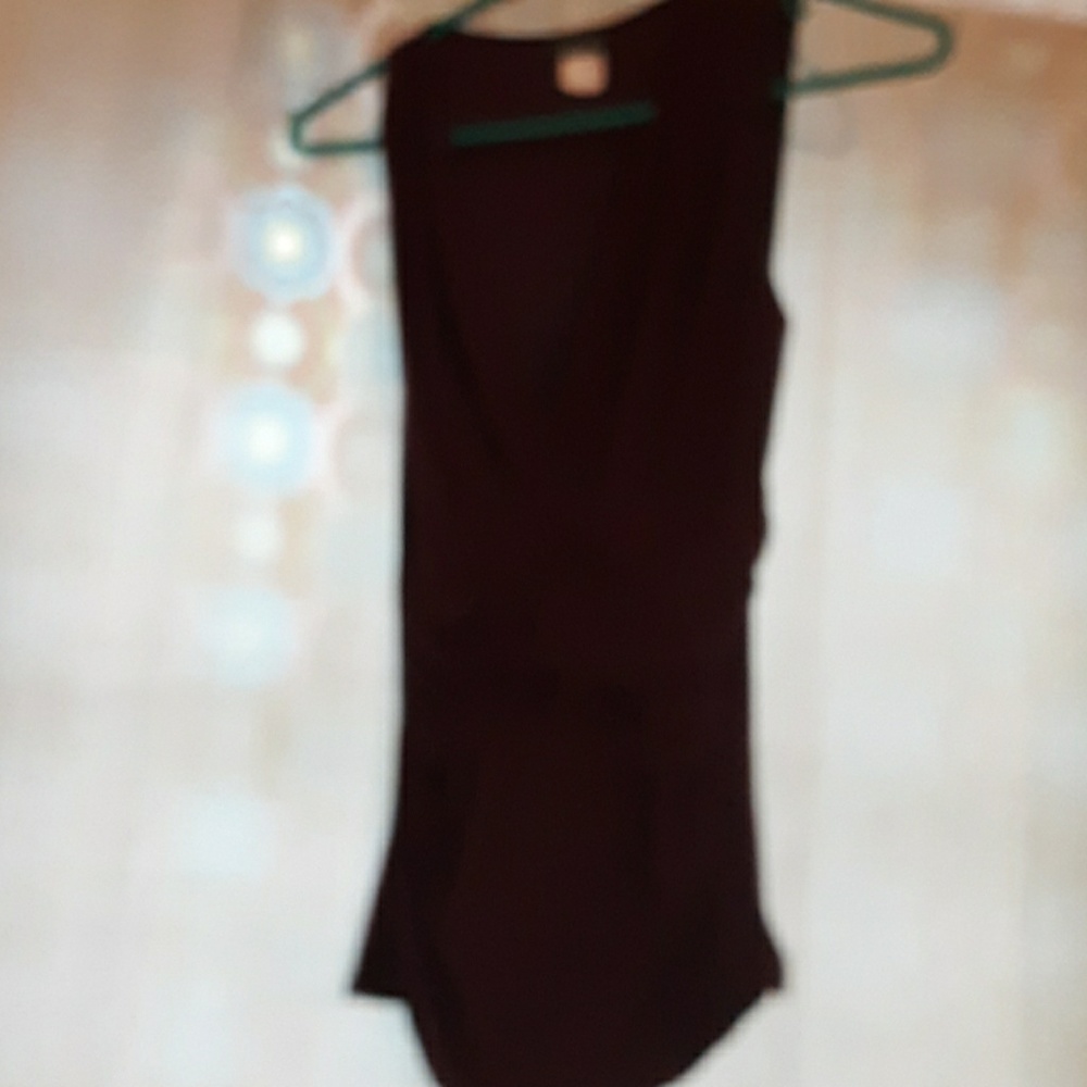 Mulberry rouched tank